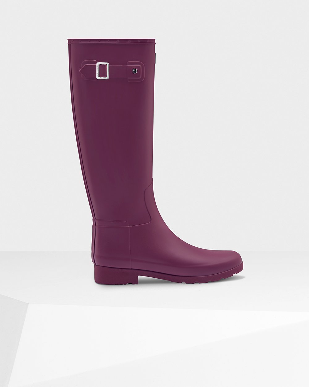 Womens Hunter Tall Rain Boots Purple - Refined Slim Fit - 8706354-RK